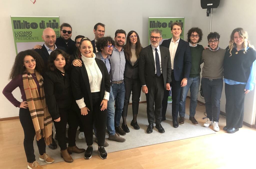 Nasce Generazione Insieme, le giovani e i giovani per Luciano D’Amico